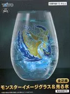 レ・ダウ モンスターイメージグラス＆光る氷 「モンスターハンターワイルズ」