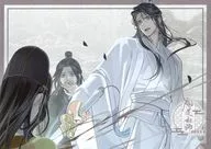 藍曦臣＆金光瑤＆聶懐桑 A4紙製ランチョンマット 「ラジドラ魔道祖師(MiMi) 公式茶屋×THEキャラCAFE」 フード・デザートメニュー注文特典