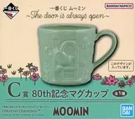 ムーミン＆ニョロニョロ 80th記念マグカップ 「一番くじ ムーミン ～The door is always open～」 C賞