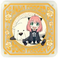 アーニャ＆ボンド(バラ) ラバーコースター 「一番くじ SPY×FAMILY -Thanks for being you.-」 G賞