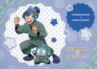 食満留三郎＆ハンギョドン ペーパーランチョンマット 「忍たま乱太郎×サンリオキャラクターズ in AMOCAFE 第三弾」 フード・スイーツ注文特典