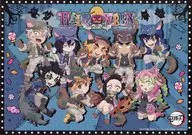 集合(ブルー) 紙製ランチョンマット 「鬼滅の刃×ufotable Cafe×マチ★アソビCAFE×ufotable DINING ハロウィンイベント2025」 カラフルウルフマッシュポテト注文特典
