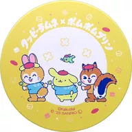 クッピーラムネ×プリン 吸水コースター 「クッピーラムネ×サンリオキャラクターズ」