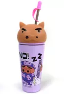ぶりぶりざえもん ステンレス保温カップ 600mL ストロー付 「クレヨンしんちゃん」 中国限定