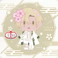 富田江(ミニキャラ) ノベルティコースター 「刀剣乱舞-ONLINE-×GiGO ～刀剣乱舞ONLINE10周年記念 GO!江!キャンペーン～」 後半 コラボたい焼き購入特典