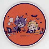 小鳥遊巧巳＆成嶋泪(ハロウィン/ミニキャラ) アクリルコースター 「ホワイトナイトビターポルノ ドラマCD発売記念 / 野花さおり×Gratte animatecafe」 有償特典