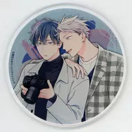 志田諒＆五十嵐樹(描き下ろし/等身) アクリルコースター 「ゆらめく秋の恋ごころ ドラマCD発売記念 / 野花さおり×Gratte animatecafe」 有償特典