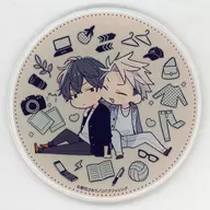 志田諒＆五十嵐樹(描き下ろし/ミニキャラ/私服) アクリルコースター 「ゆらめく秋の恋ごころ ドラマCD発売記念 / 野花さおり×Gratte animatecafe」 有償特典
