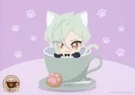 膝丸 A4ペーパーランチョンマット 「刀剣乱舞-ONLINE- 刀猫男士×コラボカフェ本舗 『刀猫Cafe』第四弾」 フード・デザートメニュー注文特典 前半