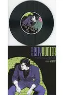 冴羽リョウ(イエロー＆ピンク) レコード型コースター 「シティーハンター～SHINJUKU CITY POP～ POP UP STORE in 墓場の画廊」