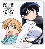 瑠璃＆凪 ティザービジュアルver. アクリルコースター(スタンド付) 「瑠璃の宝石」