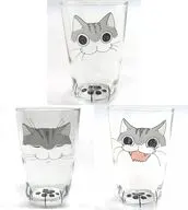 全3種セット 猫足グラス 「くじ引き堂 夜は猫といっしょ オンラインくじ キュルガとまったりひとやすみ」 A賞