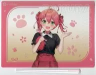 店員服姿さくらみこ コラボランチョンマット＆箸付き 「バーチャルYouTuber ホロライブ さくらみこ×スシロー」 さくらみこコラボ限定セット6貫 注文特典