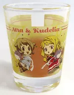 アトラ＆クーデリア カラープチグラス 2021 「機動戦士ガンダム 鉄血のオルフェンズ×ガンダムカフェ」 特典