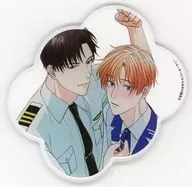 神枝宗助＆水鋏理人 アクリルコースター 「コミックス 溺愛フライトプラン」 ホーリンラブブックス有償特典