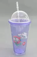 シナモロール＆ハンギョドン ストロー付きタンブラー 「サンリオキャラクターズ ナムコdeハロウィン2025～マーメイドファンタジー～」