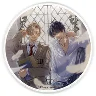 ノア＆カイ(ルームメイト) トレーディングアクリルコースター 「Chara創刊30周年記念×Gratte animatecafe」 メニュー注文有償特典