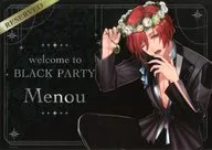 メノウ クリアランチョンマット 「RAFFLE(ラッフル) ブラックスター -Theater Starless- BLACK PARTY ライブ開催記念ラッフルくじ」 F賞