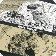 べべべん(上白黒/下黄土色) 「ワンピース アートコースター 第5弾」