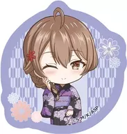 マーシャ(浴衣) 描き起こし ダイカットクッションコースター 「時々ボソッとロシア語でデレる隣のアーリャさん」