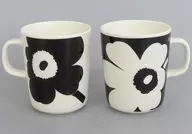 Unikko ブラック＆ホワイト マグカップセット MARIMEKKO 70周年記念