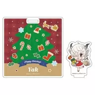 [新品] 05.ヤク クリスマスver.(フォトきゃらイラスト) アクリルコースタースタンド 「けものフレンズ」