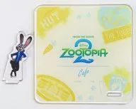 ジュディ・ホップス(右) アクリルスタンドコースター 「ズートピア2×OH MY CAFE」 ドリンクメニュー有償特典