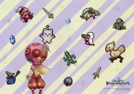 FINAL FANTASY PIXEL REMASTER 紙製オリジナルランチョンマット 「FINAL FANTASY PIXEL REMASTER×SQUARE ENIX CAFE」 フードメニュー注文特典 後期
