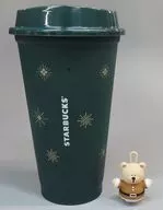 ホリデー2025 リユーザブルカップ グリーン 473ml＆ドリンクホールキャップベアリスタセット 「スターバックスコーヒー」