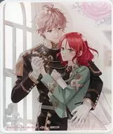 蜂不二子イラスト アクリルコースター 「ライトノベル 溺愛恋愛お断り ～事務官としてひっそり目立たず働きたいのに、秘密を抱えたエリート騎士様に執着されています～」 書泉有償特典