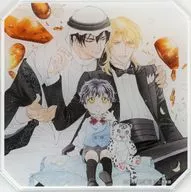 蓮川愛イラスト アクリルコースター 「小説 ミルクと琥珀のインゴット」 コミコミスタジオ有償特典