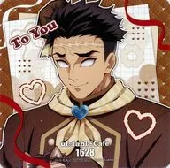 悲鳴嶼行冥 コースター 「鬼滅の刃×ufotable Cafe×マチ★アソビCAFE バレンタイン＆ホワイトデーイベント2026 To you期」 ドリンクメニュー注文特典