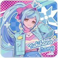 雪花ラミィ(等身イラスト) オリジナルコースター 「バーチャルYoutuber ホロライブ ホロツリねぽらぼ POP-UP SHOP＆CAFE in ツリービレッジ」 コラボメニュー注文特典