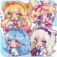 集合(セーラー服ver.) オリジナルコースター 「バーチャルYoutuber ホロライブ ホロツリねぽらぼ POP-UP SHOP＆CAFE in ツリービレッジ」 コラボメニュー注文特典