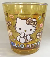 ハローキティ ヒョウ柄 キラホロクリアカップ 「サンリオキャラクターズ」