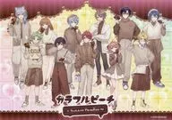 カラフルピーチ(等身) A4ペーパーランチョンマット 「カラフルピーチ×SWEETS PARADISE 第2弾」 コラボメニュー注文特典