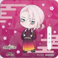 ランサー/カルナ(ミニキャラ) オリジナルコースターA 「Fate/Grand Order×極楽湯・RAKU SPA カルデアSPAパラダイス～サーヴァントと巡るSPAな休日～」 コラボメニュー注文特典