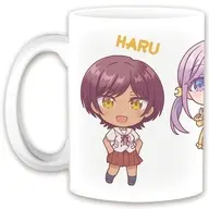 水萌汐＆火威灯＆月見るな＆日向春 デフォルメver. マグカップ 「幼馴染とはラブコメにならない」