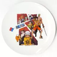 11 supernovae Ver. Domino / Pizza Limited ONE PIECE plate "Domino / Pizza × ONE PIECE Campaign"