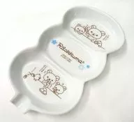 Rilakkuma (blue) Dango-shaped plate "Ichiban KUJI Rilakkuma 3" Dango-shaped plate award