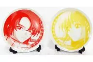 Aslan Zara & Kagari Yura Asha SEED Plate Set (2-Pack) "Mobile Suit Gundam SEED× Gundam Cafe" Mobile Suit Gundam SEED Fair Limited