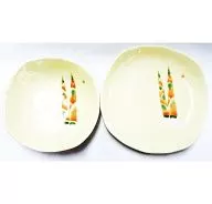 たけのこ 皿＆小皿 「片岡鶴太郎オリジナル美濃焼」 ヤマダ電機キャンペーン品