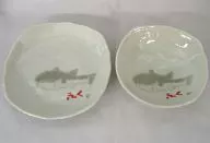 ふぐ 片岡鶴太郎オリジナル美濃焼(2枚セット) ヤマダ電機キャンペーン品