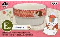 Nyanko-sensei (White) Irodori Cup "Ichiban KUJI Natsume's BOOK of FRIENDS ~ Nyanko-sensei and Nukumukuyori ~" E Prize