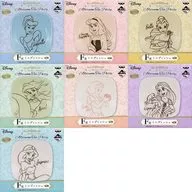 7 kinds set mini dish "Ichiban KUJI Disney Princess Afternoon Tea Party" F Prize