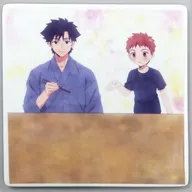 The original lunch plate drawn by Shiro and Kiritsugu "Blu-ray/DVD Mamemiya's Rice of the Day" Aniplex Purchase benefits