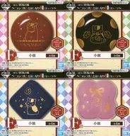 4-Type Set Small Plate "Ichiban KUJI Natsume's BOOK of FRIENDS ~ Nyanko-sensei and Hannari Japanese Sweets ~" F Prize