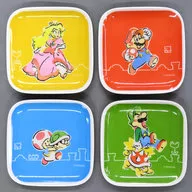 集合(スーパーマリオ ファミリーライフ) メラミンミニプレート4枚セット 「Nintendo TOKYO」