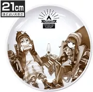Nadeshiko & Rin 21 cm Rice Plate "Laid-Back Camp △"