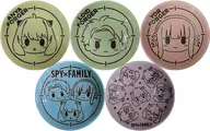 5-Variety Set Choko Okko Small Plate "Ichiban KUJI SPY×FAMILY -Mission Start! -" I Prize
